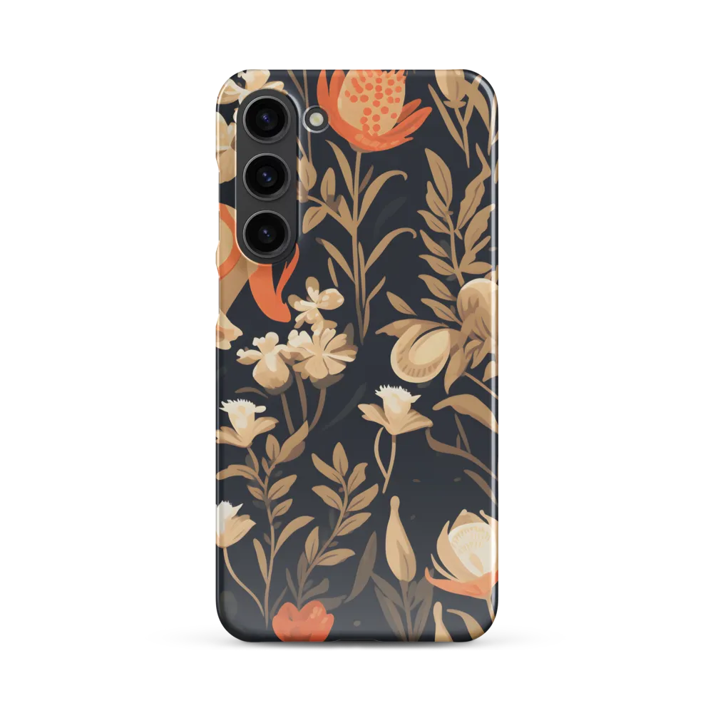 Floral Harmony: A Dance in the Dark