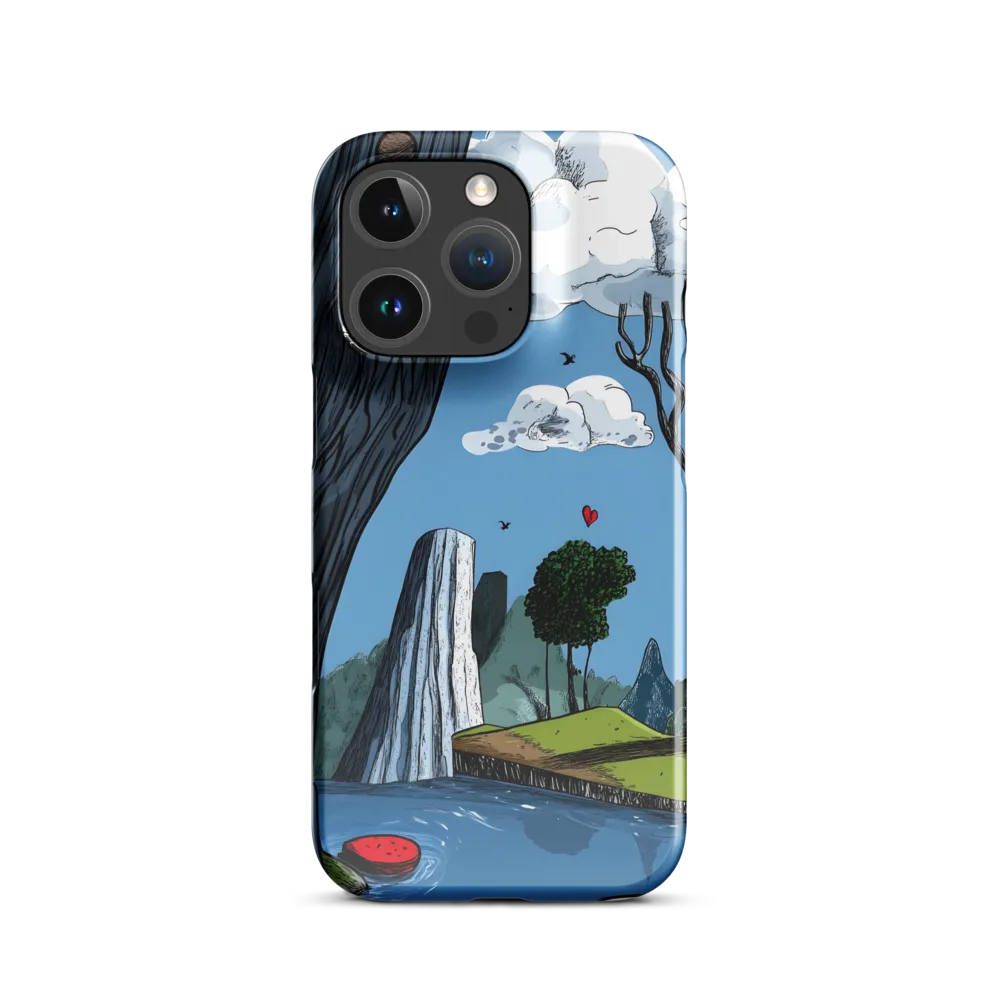 Whimsical Cliffside Reflections