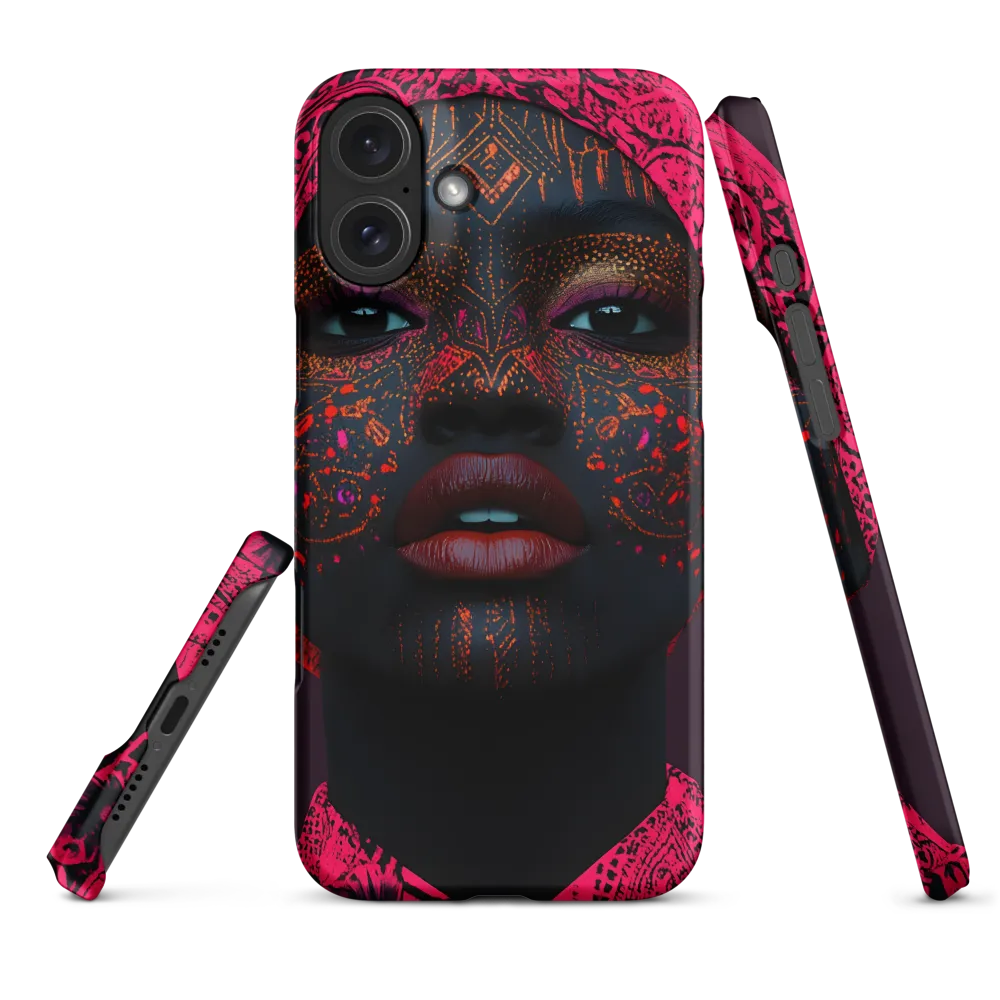 Neon Adornments: A Portrait of Cultural Expression