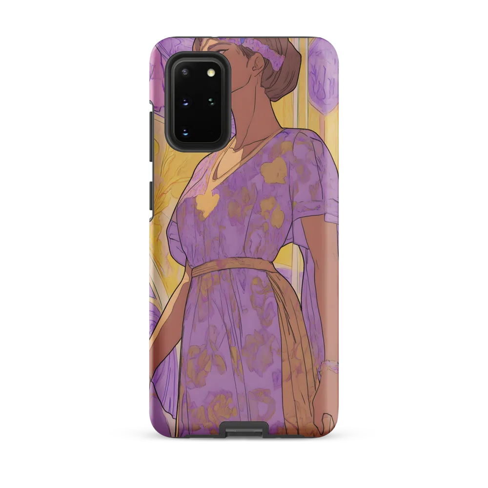 Elegance in Floral Harmony | Phone Case |  S20 Plus | Tough Case | Matte
