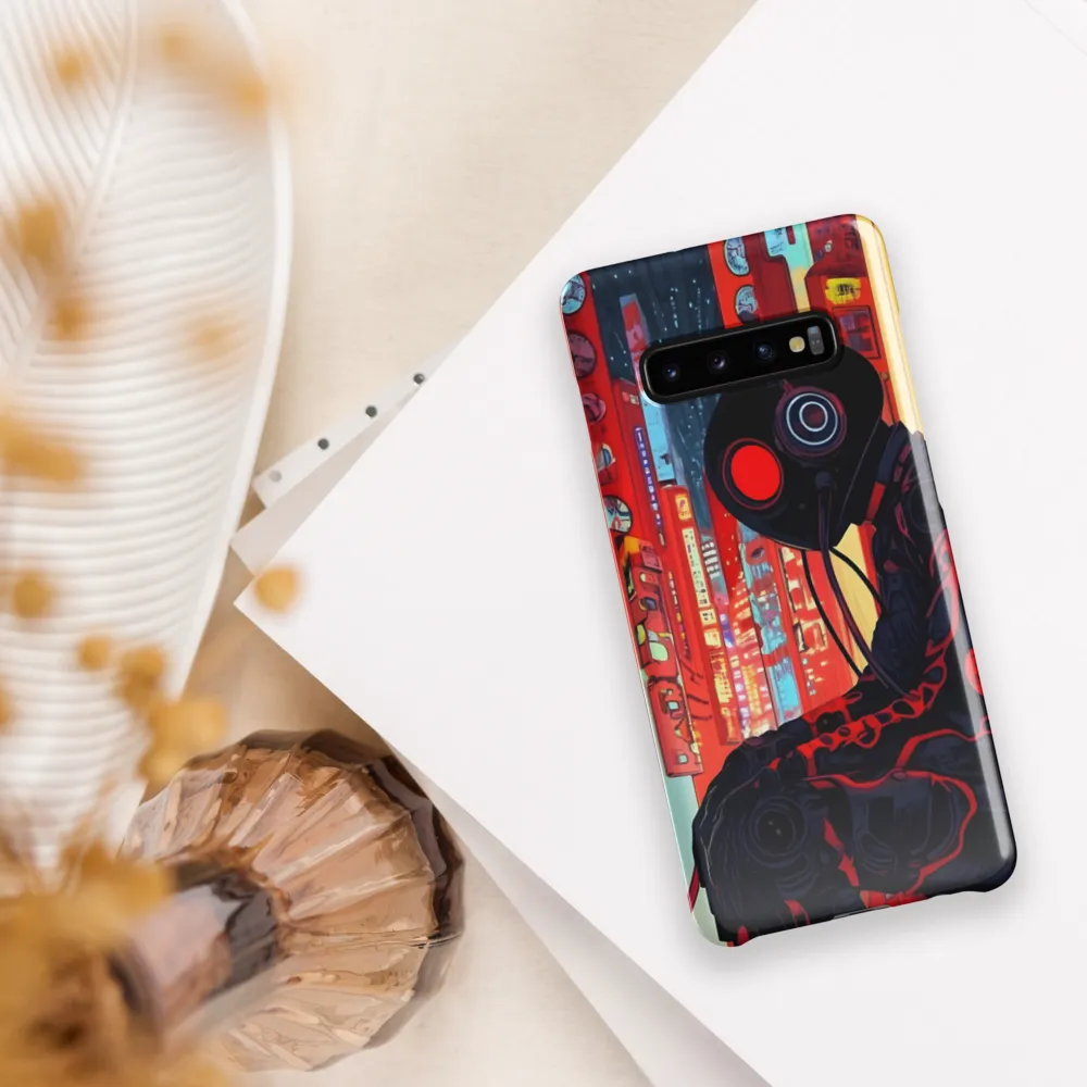 The Weight of Neon Dreams | Phone Case |  S10 Plus | Snap Case | Glossy