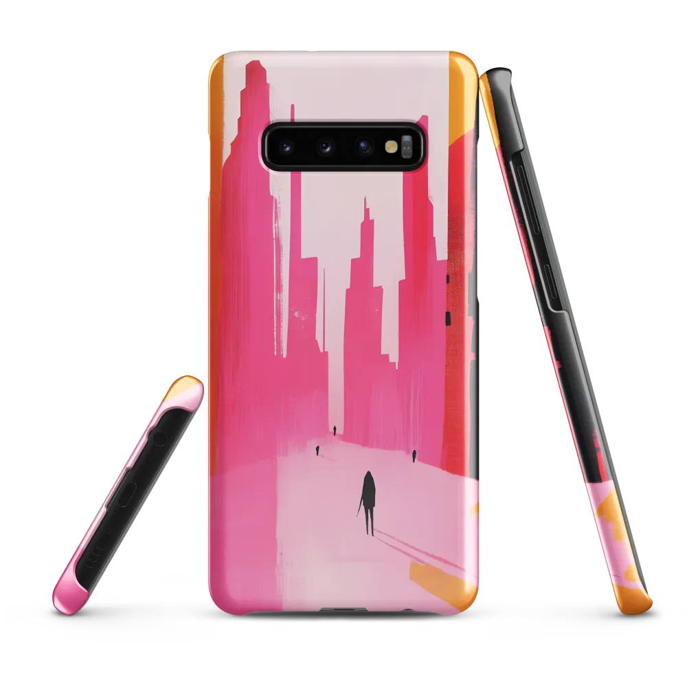 Urban Echoes in Pink | Phone Case |  S10 Plus | Snap Case | Glossy