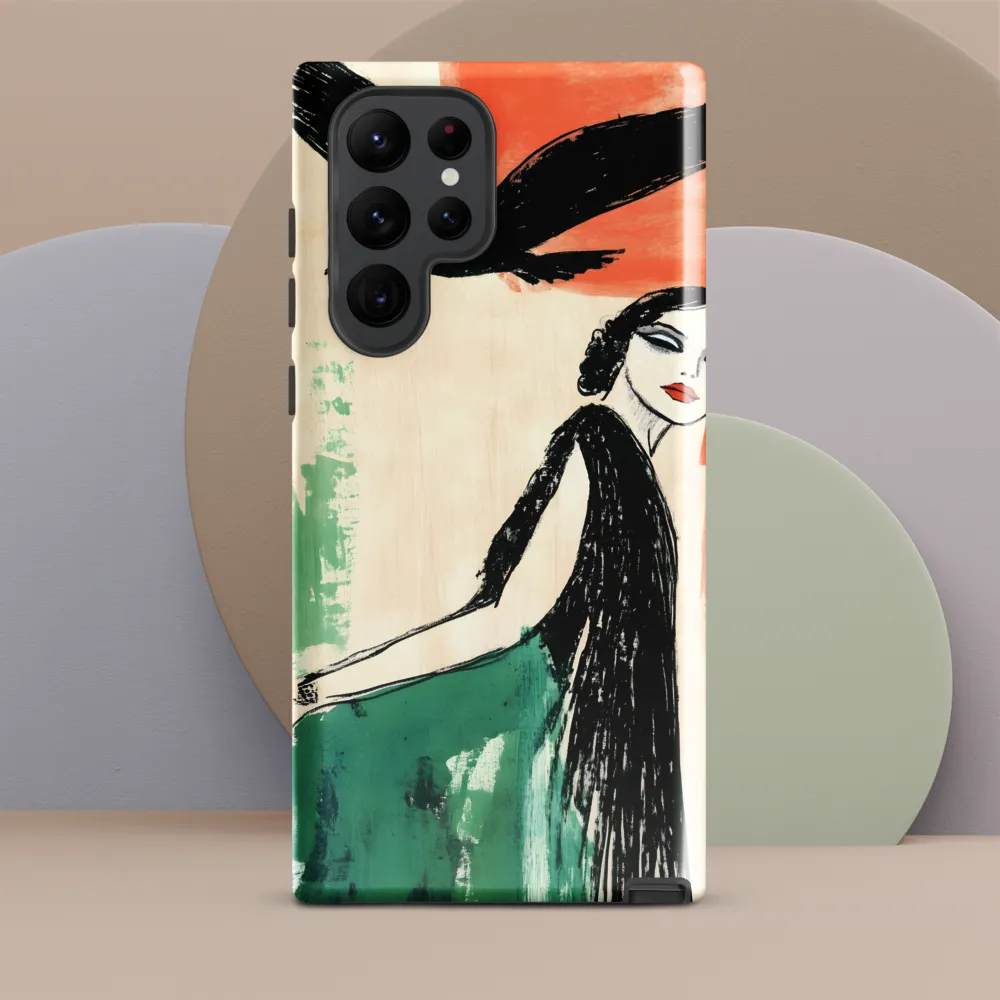 Elegance in Flight | Phone Case |  S22 Ultra | Tough Case | Glossy