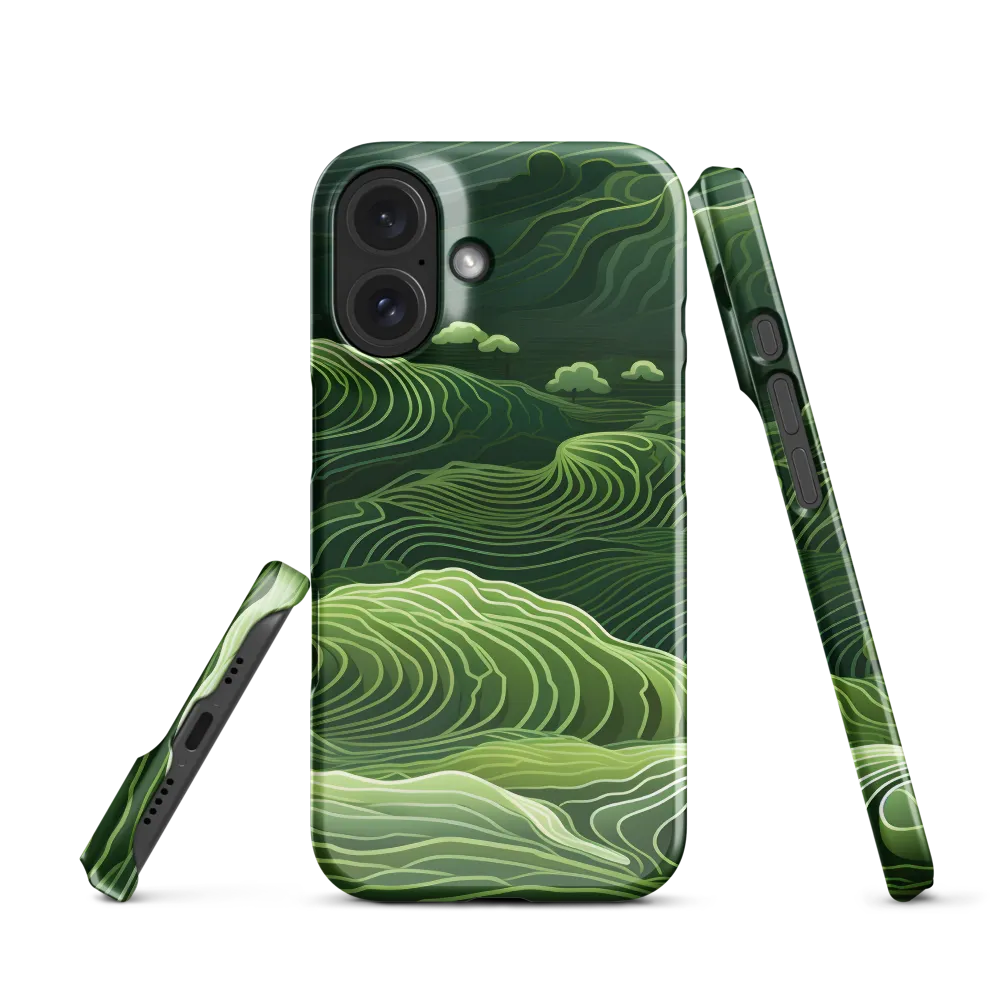 Whispers of Green Hills | Phone Case |  16 | Snap Case | Glossy