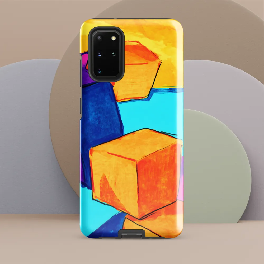 Playful Cubes in Vibrant Harmony