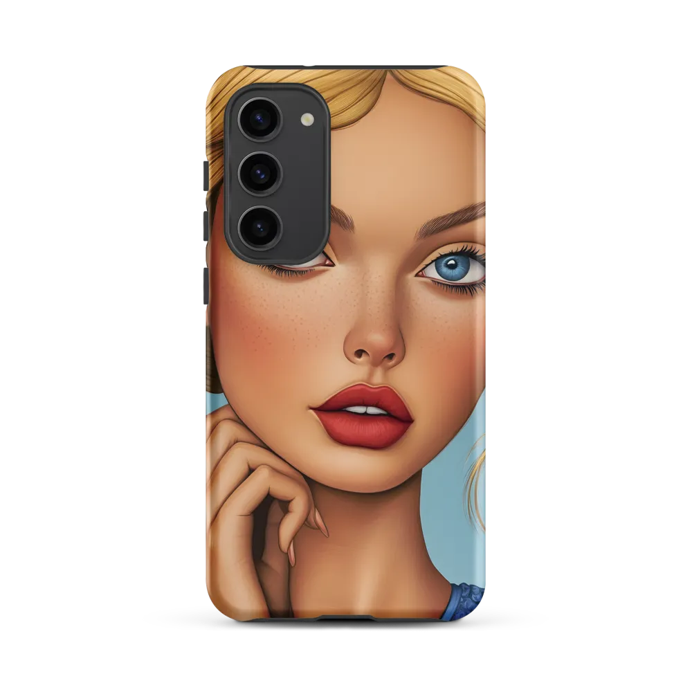 Serenity in Blue | Phone Case |  S23 Plus | Tough Case | Matte