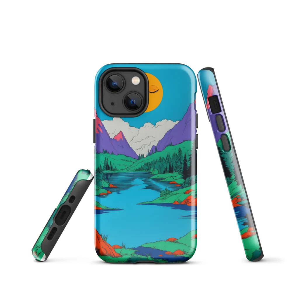 Whimsical Serenity in Vibrant Colors
