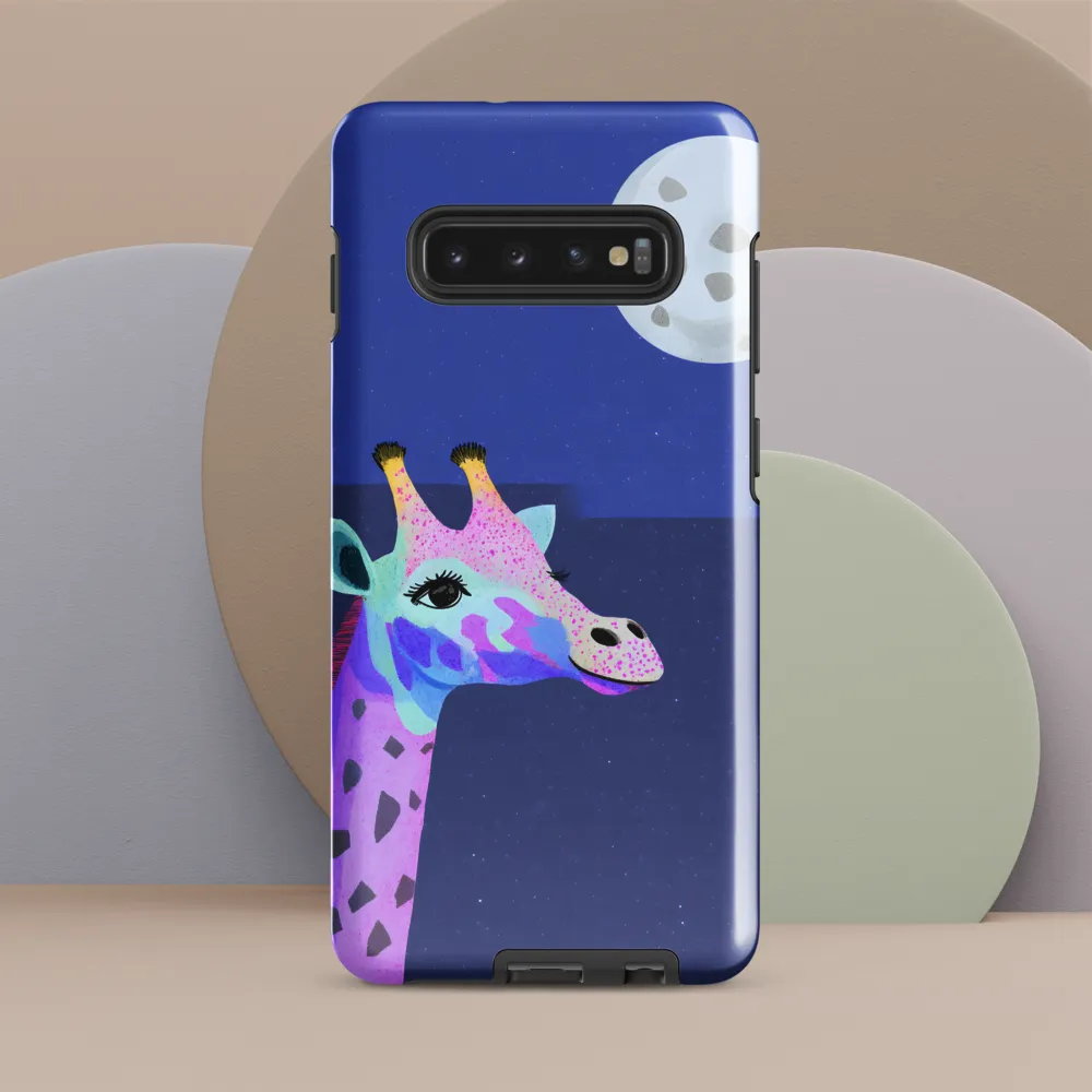 Whimsical Giraffe Under the Stars | Phone Case |  S10 Plus | Tough Case | Glossy