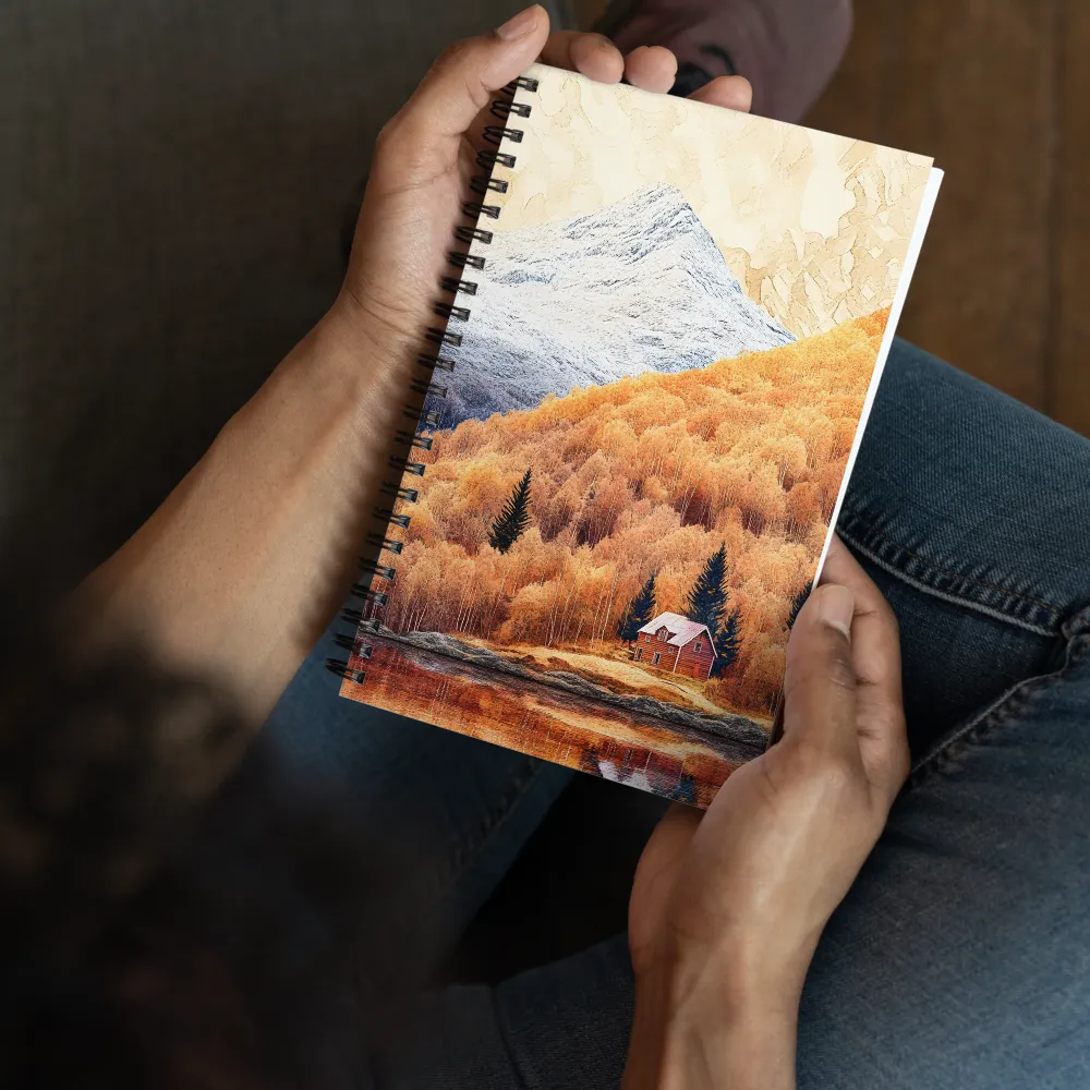 Tranquil Autumn Landscape | Spiral Notebook