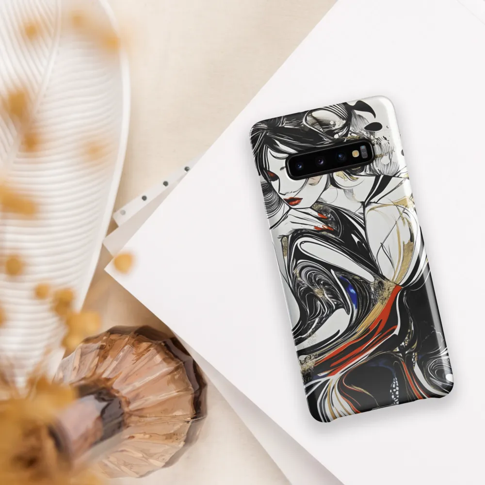 Contemplative Elegance | Phone Case |  S10 Plus | Snap Case | Glossy