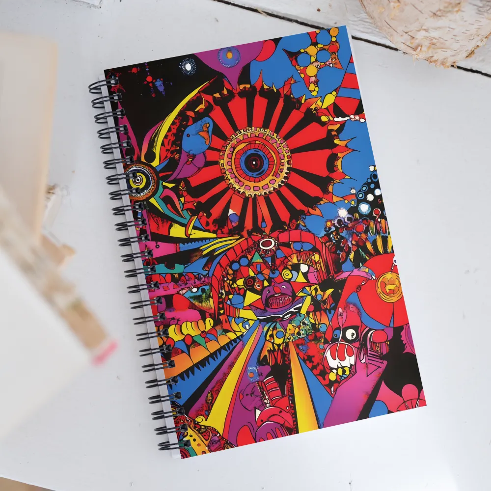 Cosmic Kaleidoscope | Spiral Notebook