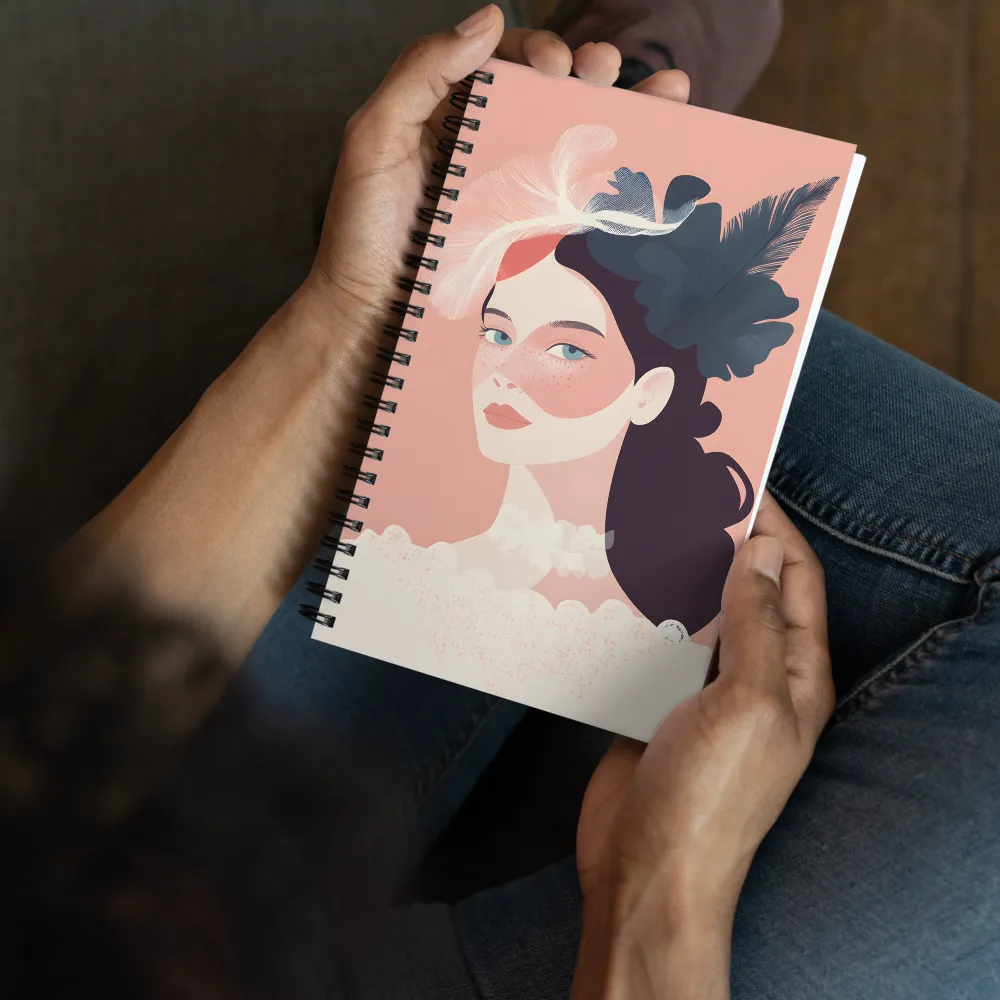 Elegance in Pink | Spiral Notebook