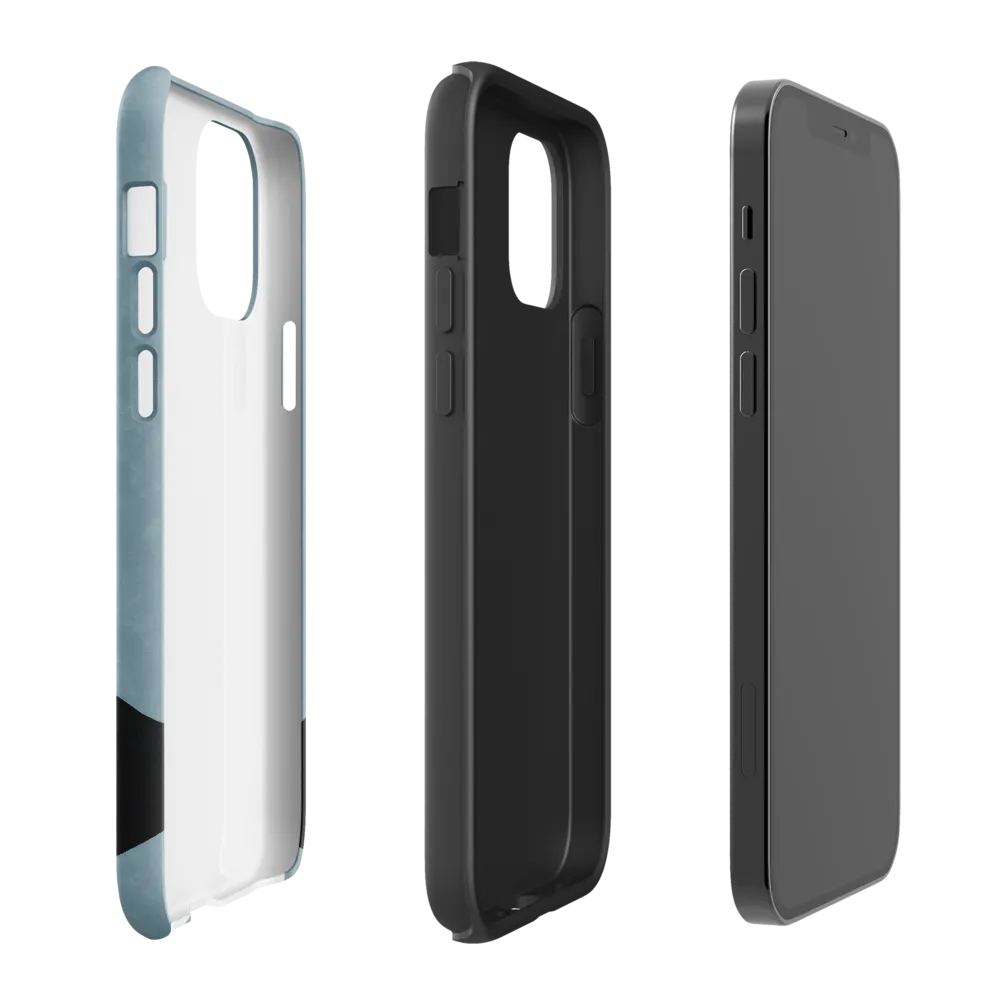 Minimalist Portrait of a Modern Man | Phone Case |  12 | Tough Case | Matte