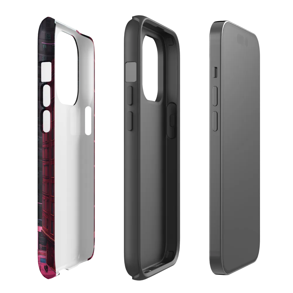 Urban Dreamscape: A Futuristic City | Phone Case |  14 Pro | Tough Case | Glossy