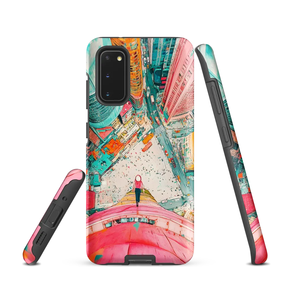 Vertical Horizons: A Surreal Cityscape Adventure | Phone Case |  S20 | Tough Case | Matte