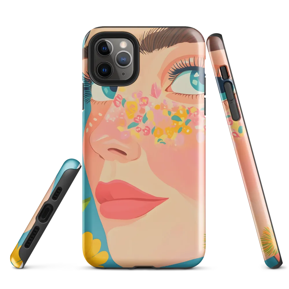 Floral Serenity | Phone Case |  11 Pro Max | Tough Case | Glossy