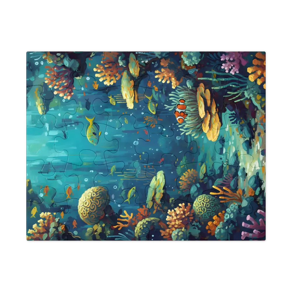 Coral Reef Passage 
 Jigsaw Puzzle in Tin Box