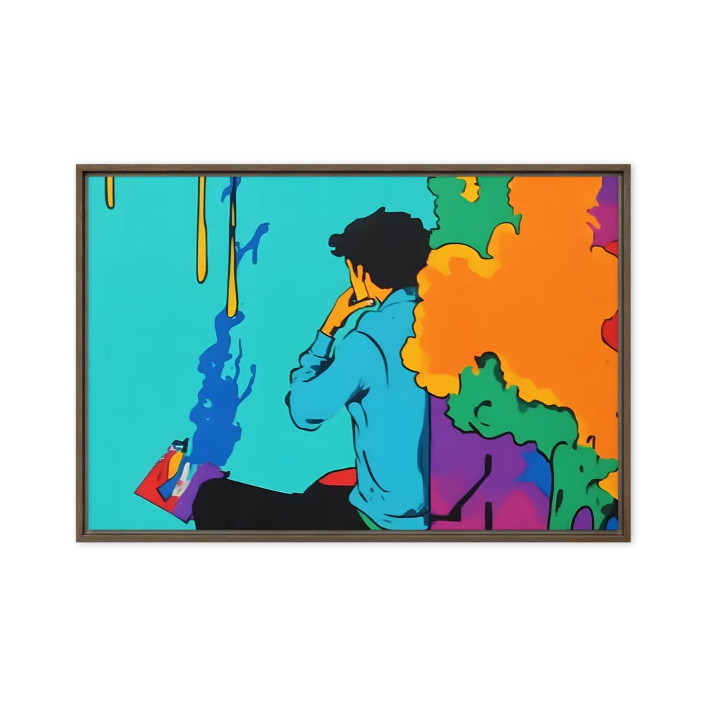 The Artist Within | Canvas with Brown Frame | 24″×36″