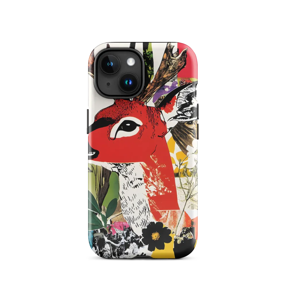 Vibrant Harmony: The Deer in Nature | Phone Case |  15 | Tough Case | Glossy