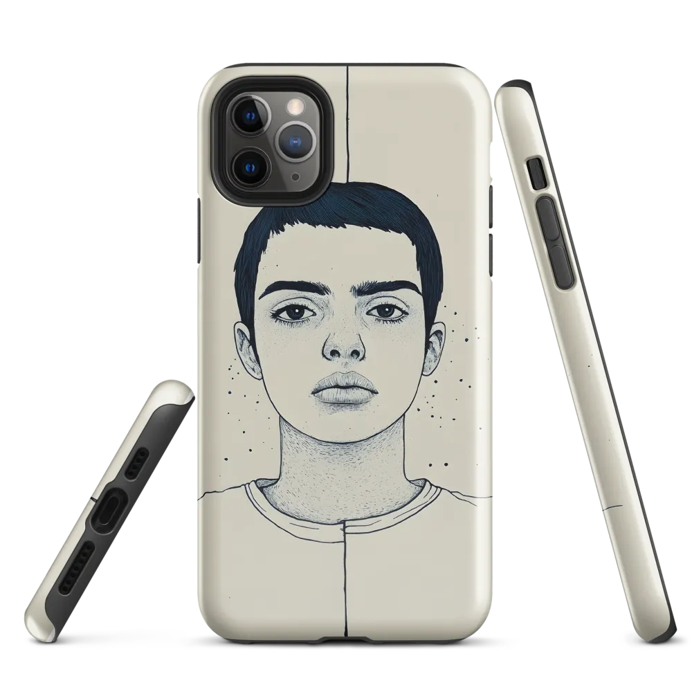 Embodying Serenity: A Contemporary Portrait | Phone Case |  11 Pro Max | Tough Case | Glossy