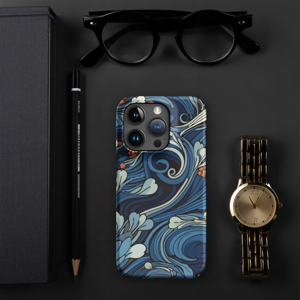 Nature's Elegance: An Oceanic Tapestry | Phone Case |  15 Pro | Snap Case | Matte