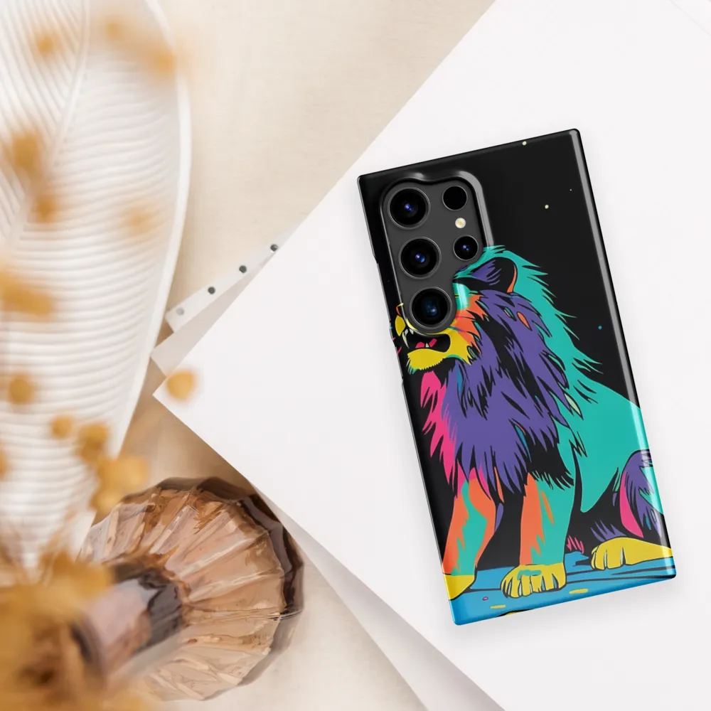 Roaring Colors: The Neon Lion