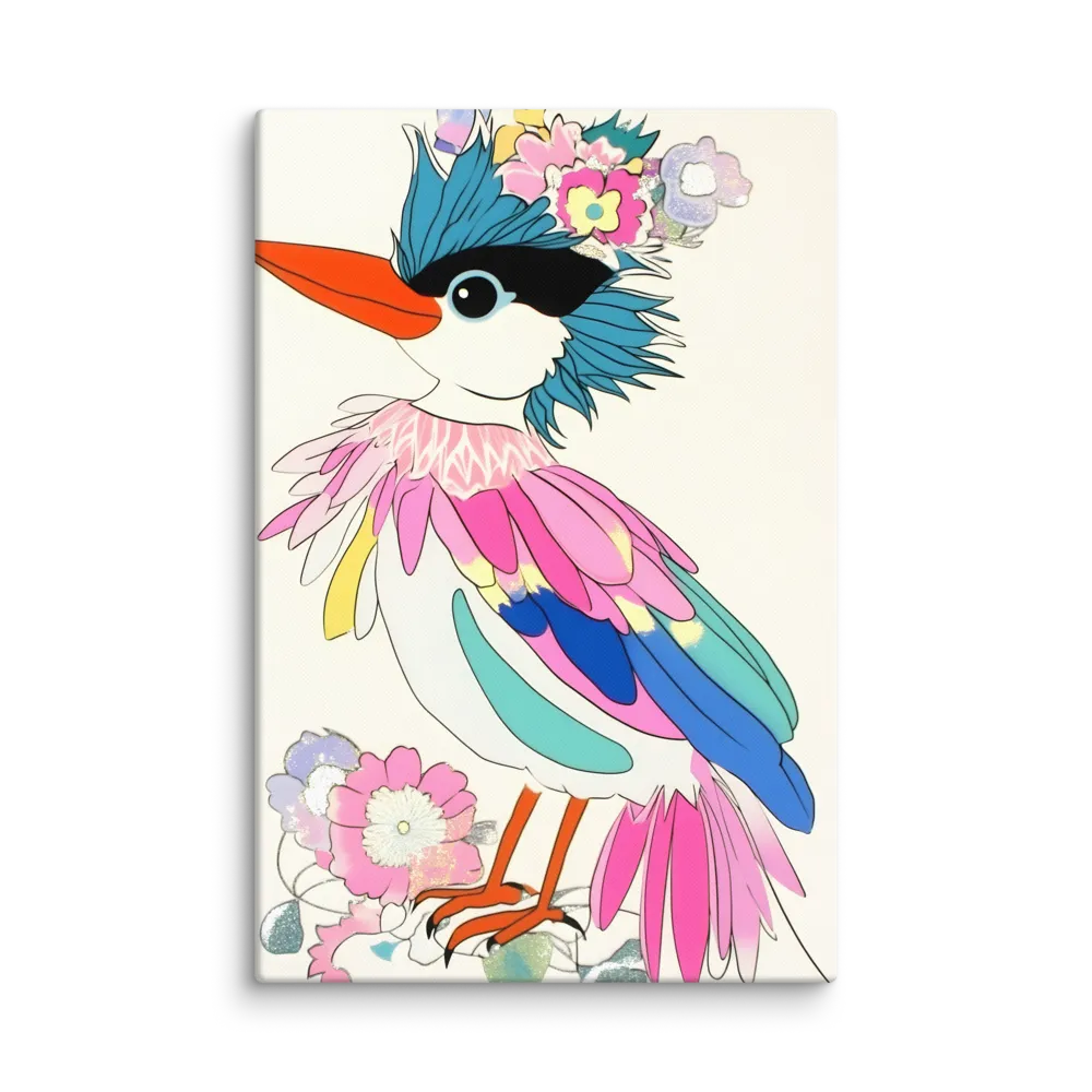 Crowned Kingfisher in Bloom