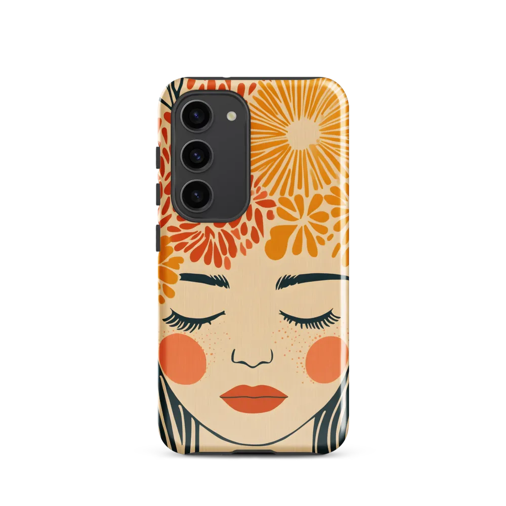 Serenity in Bloom | Phone Case |  S23 | Tough Case | Glossy