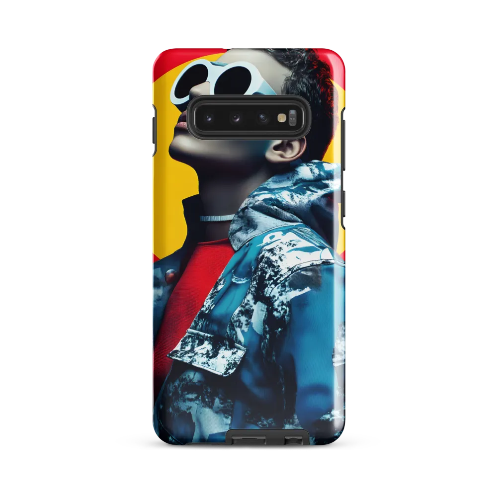 Bold Expressions: A Modern Fashion Portrait | Phone Case |  S10 Plus | Tough Case | Glossy