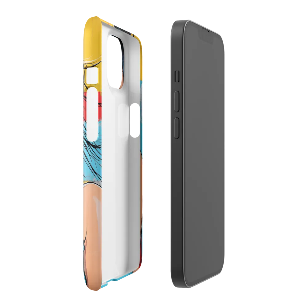 Vibrant Portrait of Modern Youth | Phone Case |  14 | Snap Case | Glossy