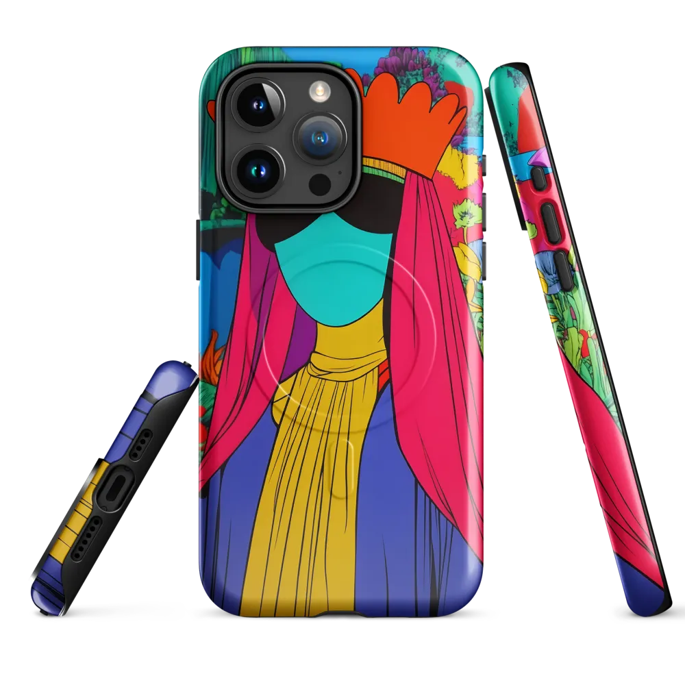 Crowned Surrealism | Phone Case |  15 Pro Max | MagSafe® Tough Case | Glossy