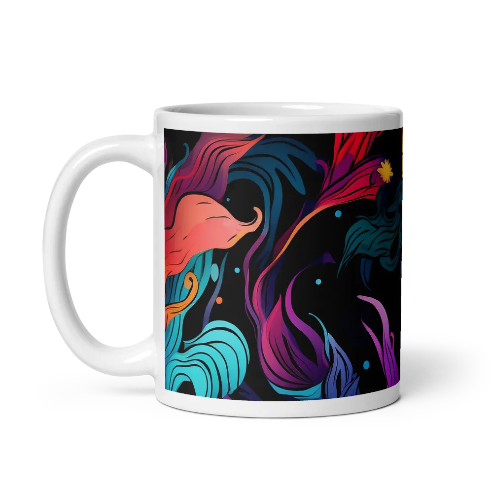 Floral Symphony | Mug with White inside | 11 oz