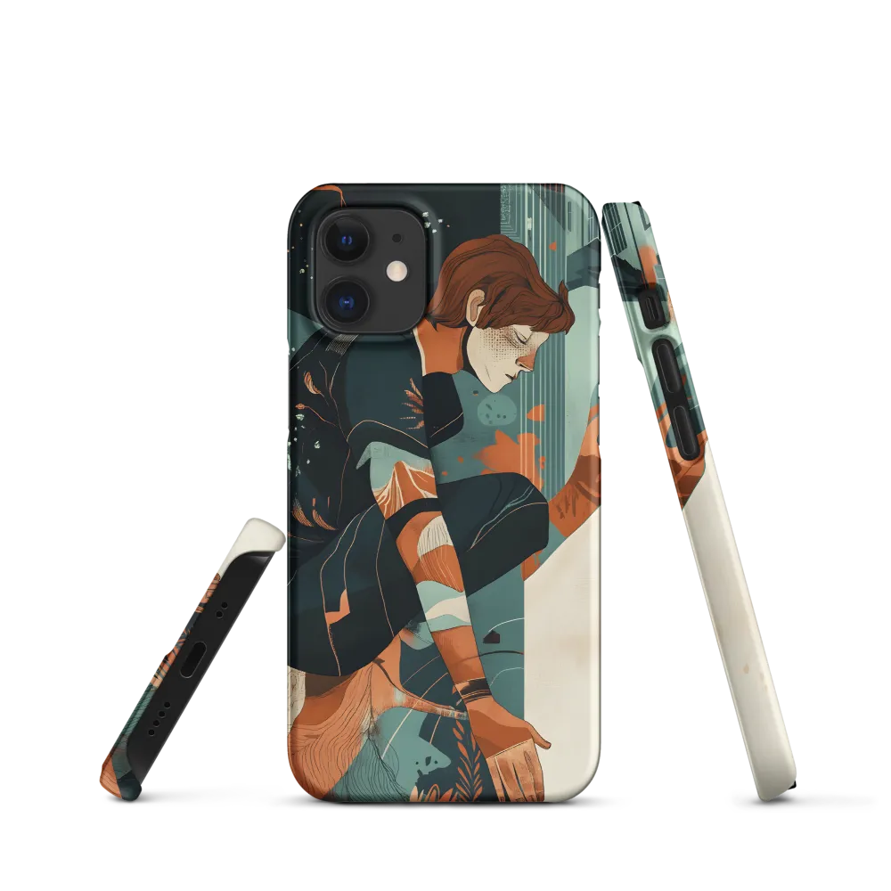 Harmony in Contemplation | Phone Case |  12 Mini | Snap Case | Matte