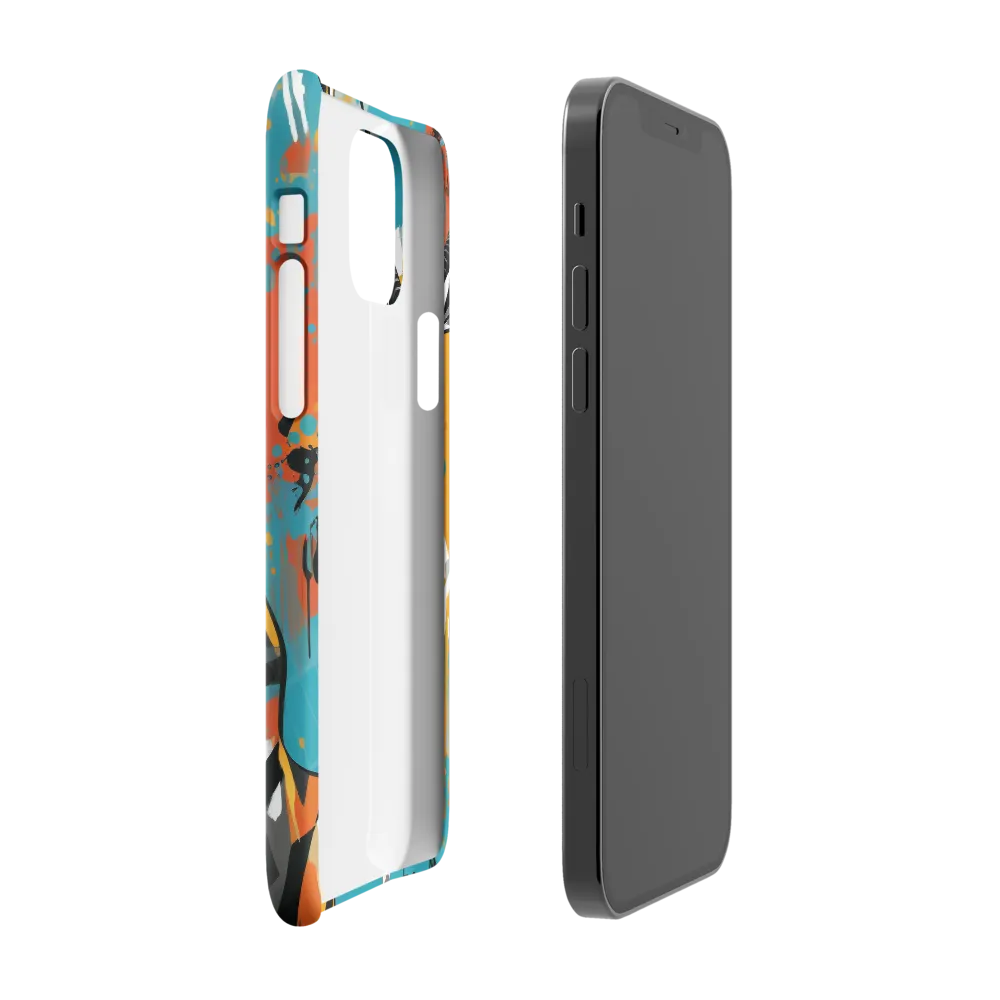 Dynamic Antelope in Vivid Abstract