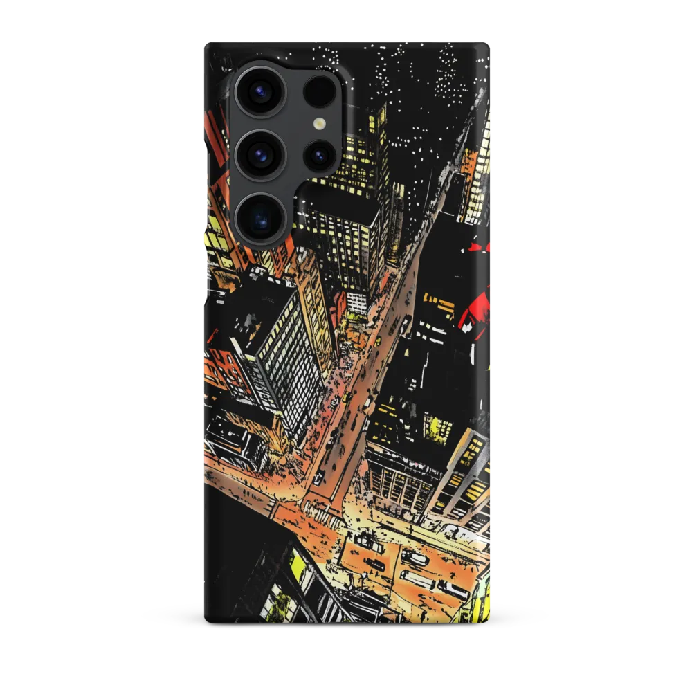 Urban Nightscape: A Bird's-eye View