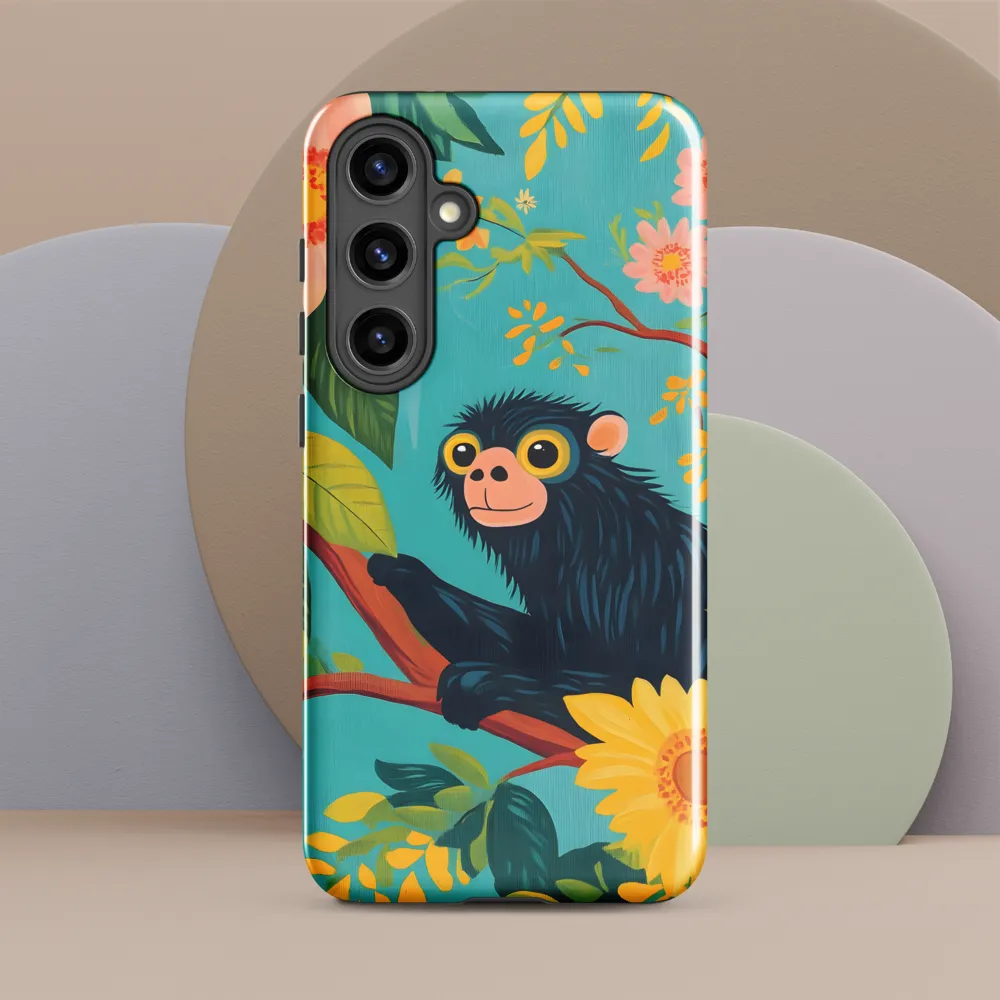 Joyful Encounter in a Floral Paradise