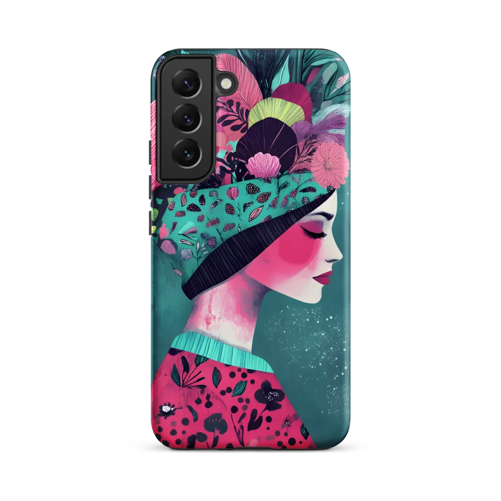 Whimsical Floral Portrait