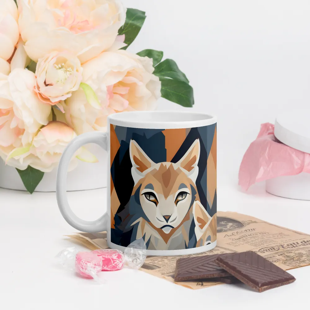 Elegance in Geometry: The Foxes | Mugs | Multiple Sizes & Colors