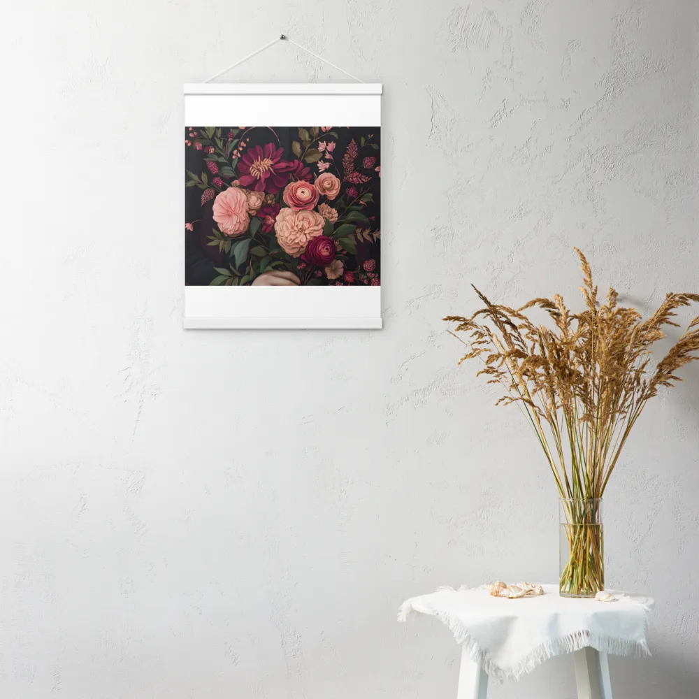 Botanical Elegance | Poster With White Wood Hanger | 16″×20″