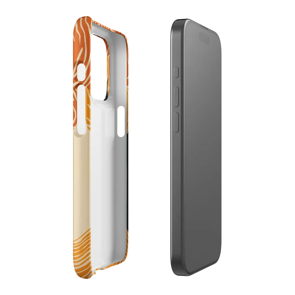 Silent Reflections under Swirling Leaves | Phone Case |  15 Pro | Snap Case | Matte