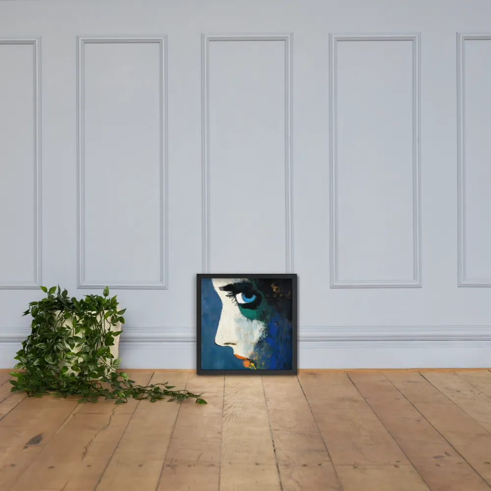 Reflections of Emotion | Poster with Black Frame | 16″×16″