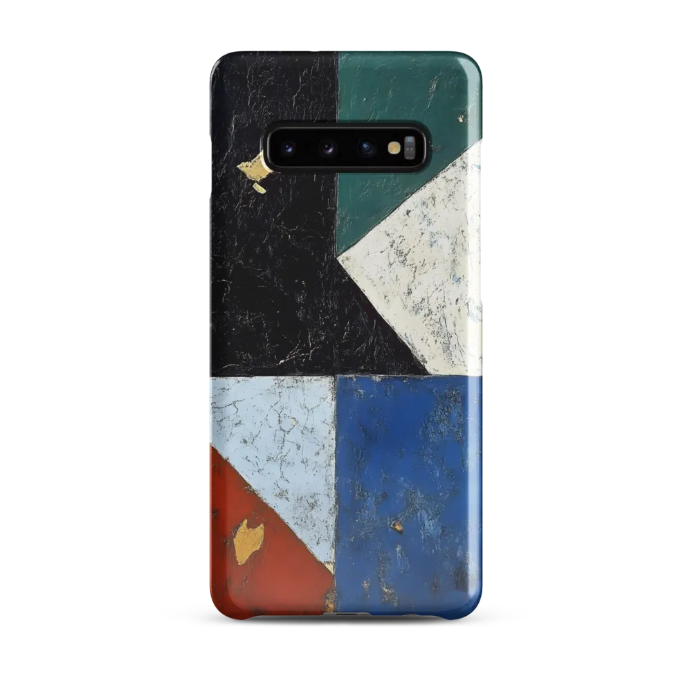 Geometric Tension: An Abstract Exploration | Phone Case |  S10 Plus | Snap Case | Glossy