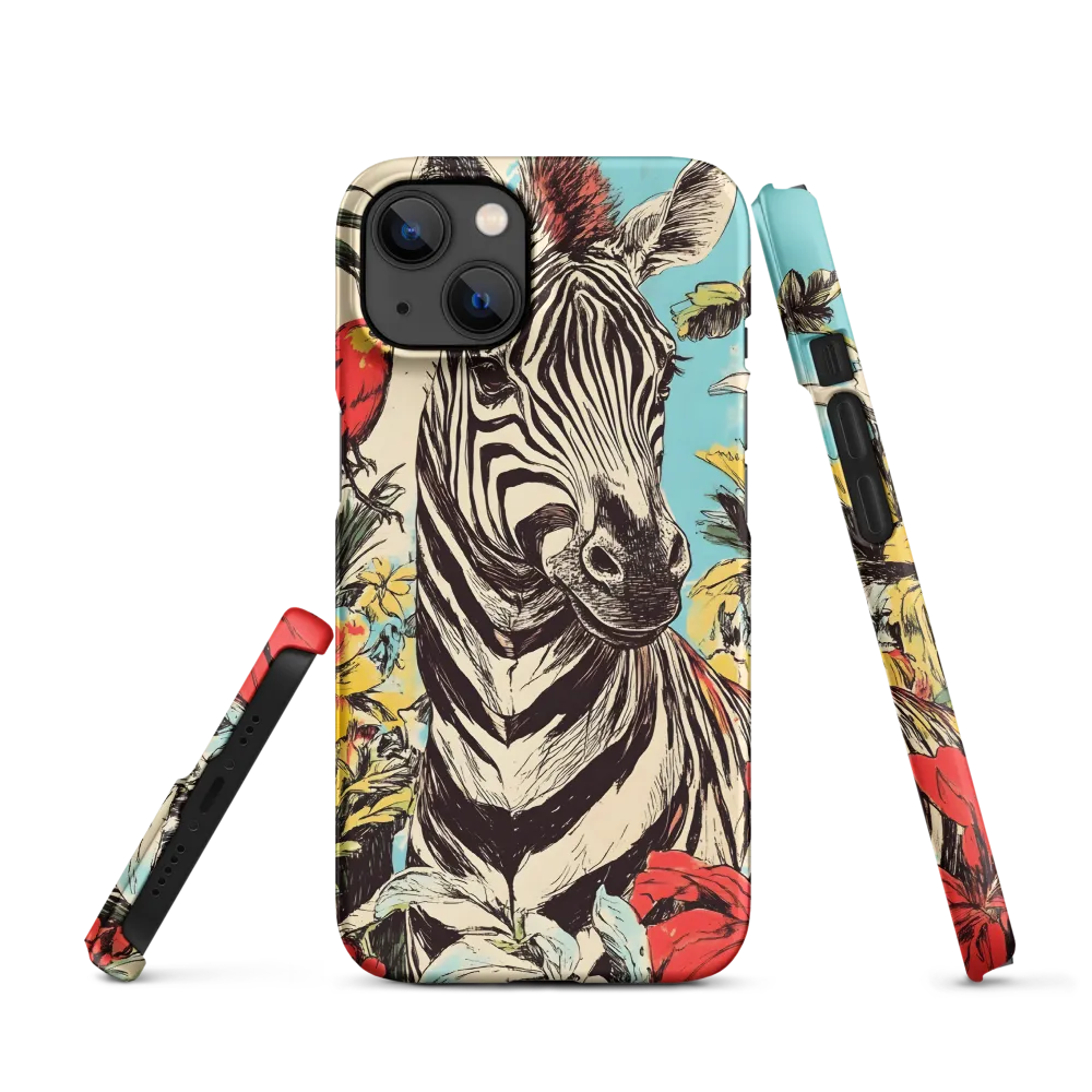 Zebra in Tropical Reverie