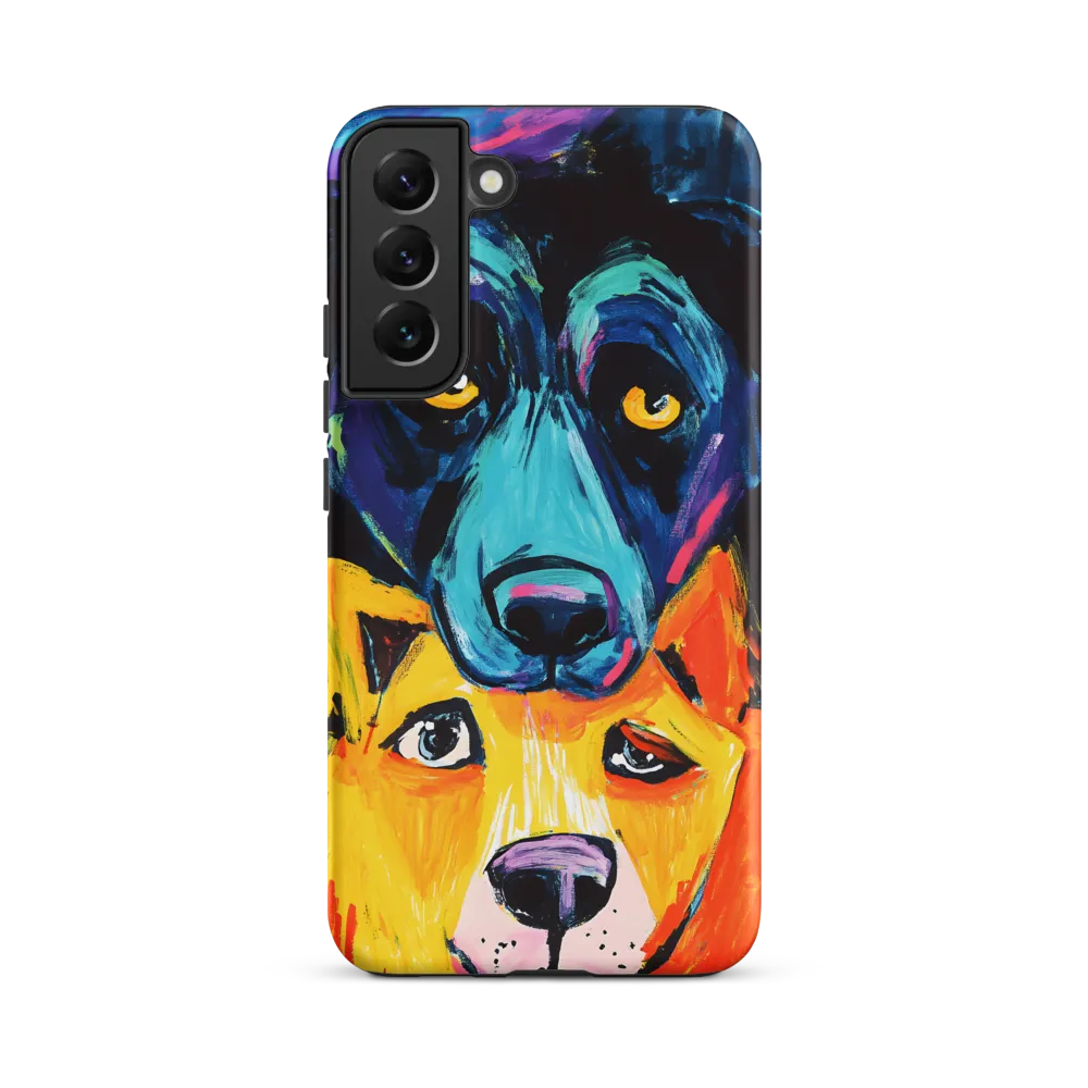 Vibrant Companions: An Expression of Canine Spirit