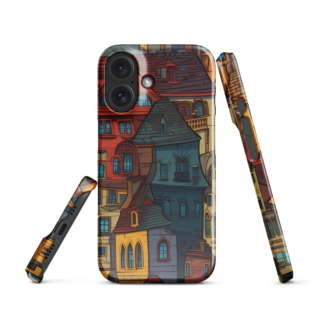 Whimsical Urban Mosaic | Phone Case |  16 | Snap Case | Glossy