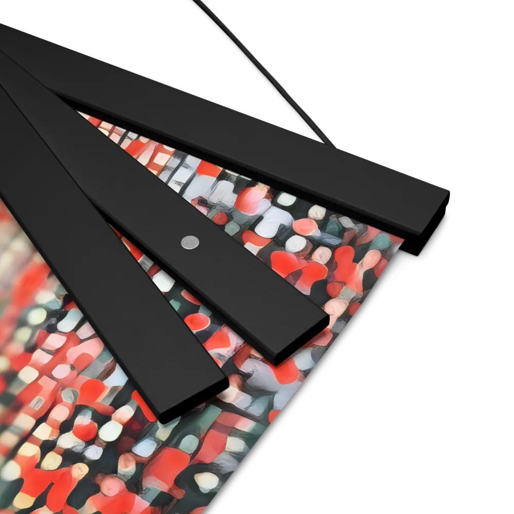 Veil of Modernity | Poster With Black Wood Hanger | 16″×16″