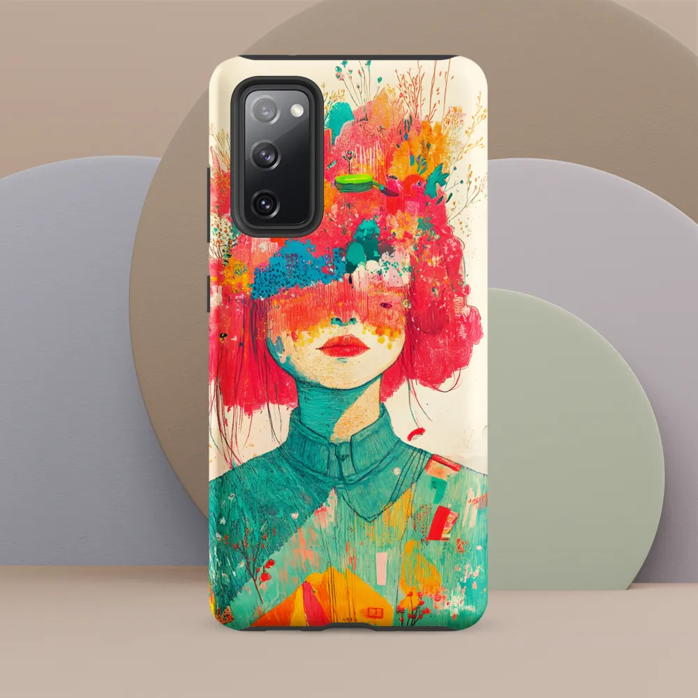 Whimsical Floral Portrait