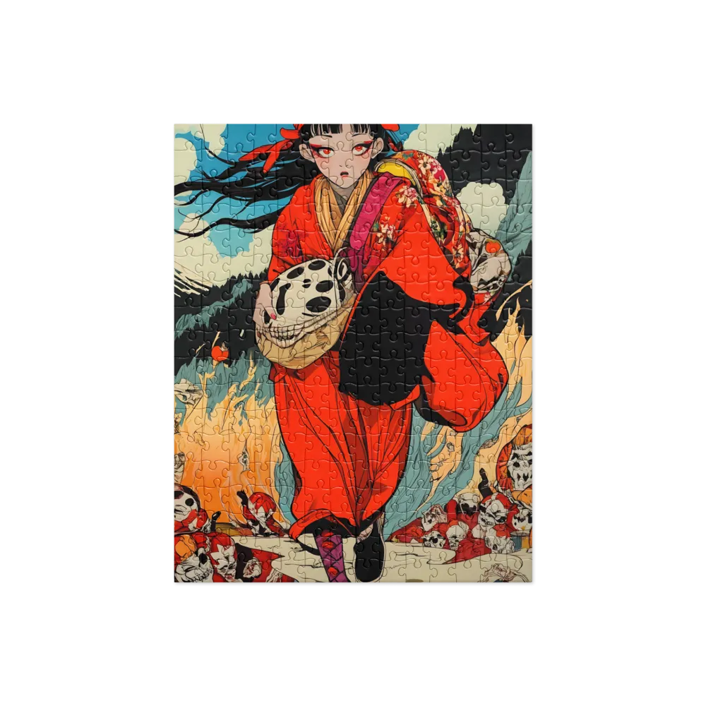 The Girl in Flames | Jigsaw Puzzle | 252 pieces