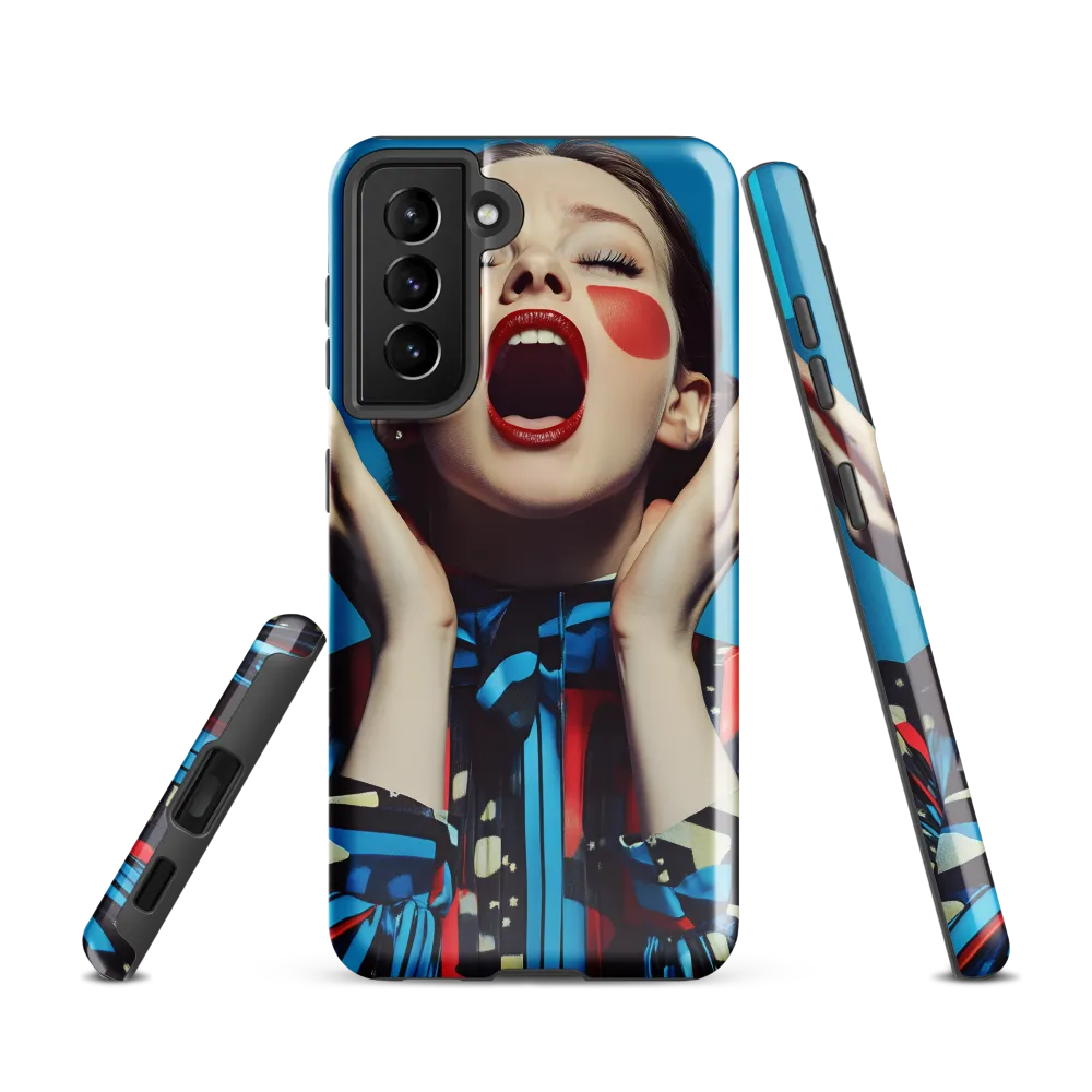 Echoes of Expression | Phone Case |  S21 | Tough Case | Glossy