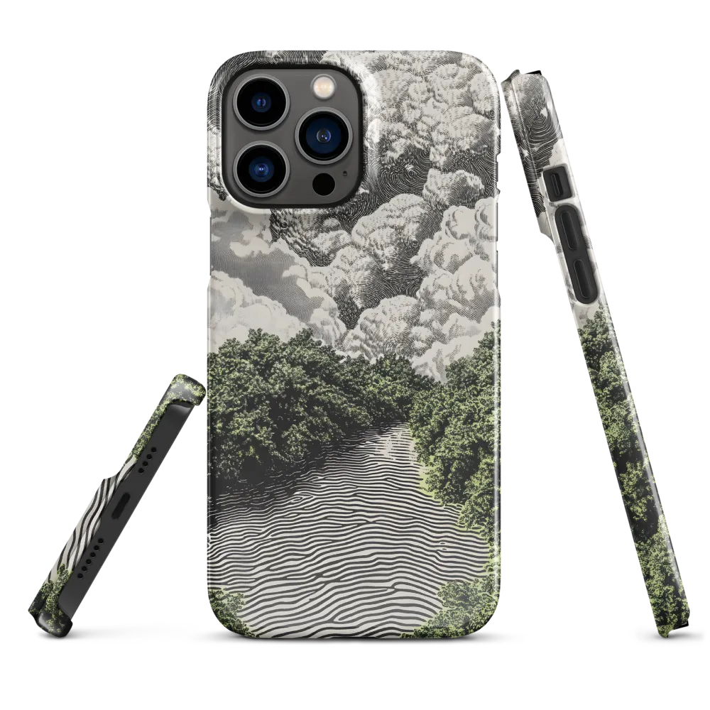 Waves of Serenity | Phone Case |  13 Pro Max | Snap Case | Glossy